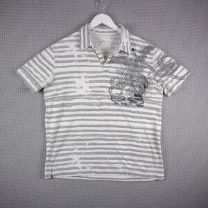 Calvin Klein Jeans Skull Rugged Button Up Shirt Mens L